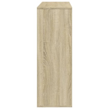 vidaXL Βιβλιοθήκη/Διαχωριστικό Χώρου Δρυς 100x33x94,5cm Επεξ. Ξύλο 1 τεμ.