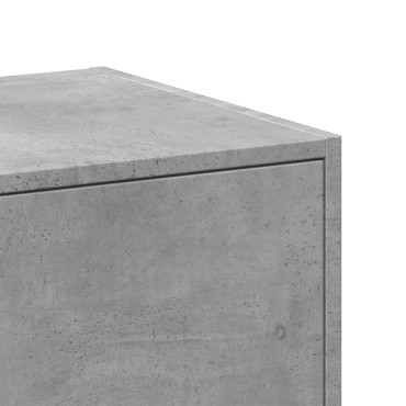 vidaXL Συρταριέρα Γενικής Χρήσης Γκρι Σκυρ. 30x41x77,5cm Επεξ. Ξύλο 1 τεμ.