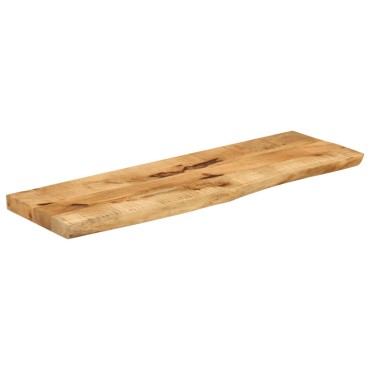 vidaXL Επιφάνεια Τραπεζιού 100x20x3,8cm Live Edge Μασίφ Ξύλο Μάνγκο 1 τεμ.