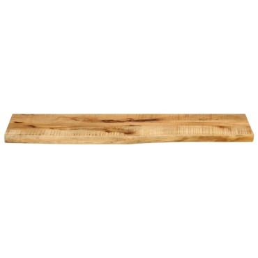 vidaXL Επιφάνεια Τραπεζιού 100x20x3,8cm Live Edge Μασίφ Ξύλο Μάνγκο 1 τεμ.