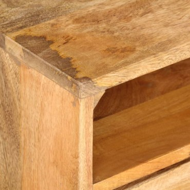 vidaXL Έπιπλο Τηλεόρασης 110x30x41cm από Μασίφ Ξύλο Μάνγκο