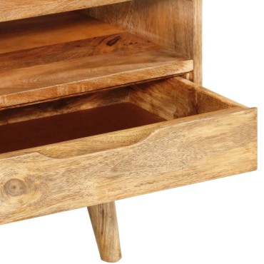 vidaXL Έπιπλο Τηλεόρασης 110x30x41cm από Μασίφ Ξύλο Μάνγκο