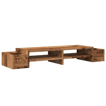 vidaXL Βάση Οθόνης με Αποθ. 100x27x15 εκ. από Επεξεργ. Ξύλο