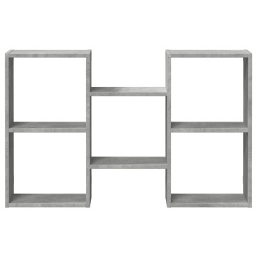 vidaXL Ραφιέρα Τοίχου Γκρι Σκυροδέματος 96x18x60cm από Επεξ. Ξύλο 1 τεμ.