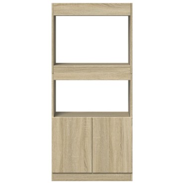 vidaXL Ντουλάπι Sonoma Δρυς 63x33x140cm από Επεξεργασμένο Ξύλο 1 τεμ.