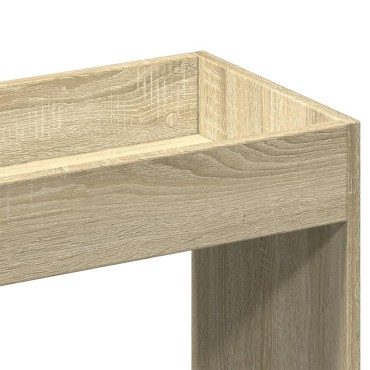 vidaXL Ντουλάπι Sonoma Δρυς 63x33x140cm από Επεξεργασμένο Ξύλο 1 τεμ.