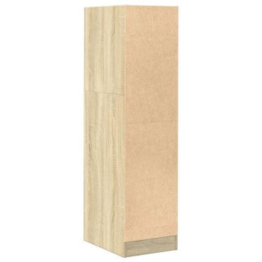 vidaXL Συρταριέρα Γενικής Χρήσης Sonoma Δρυς 30x41x118cm Επεξ. Ξύλο 1 τεμ.