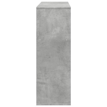 vidaXL Βιβλιοθήκη/Διαχωριστικό Χώρου Γκρι 100x33x94,5cm Επεξ. Ξύλο 1 τεμ.