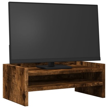 vidaXL Βάση Οθόνης Καπνιστή Δρυς 42x24x16 εκ. από Επεξεργασμένο Ξύλο
