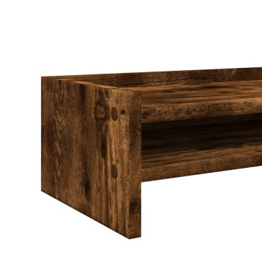 vidaXL Βάση Οθόνης Καπνιστή Δρυς 42x24x16 εκ. από Επεξεργασμένο Ξύλο