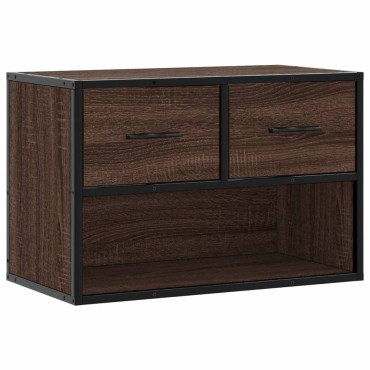 vidaXL Έπιπλο Τηλεόρασης Καφέ Δρυς 60x31x39,5cm Επεξεργασμένο Ξύλο