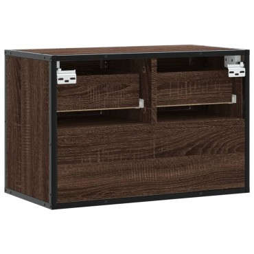 vidaXL Έπιπλο Τηλεόρασης Καφέ Δρυς 60x31x39,5cm Επεξεργασμένο Ξύλο