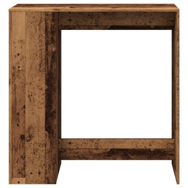 vidaXL Τραπέζι Μπαρ με Ράγες 101x40x103,5cm Επεξεργ. Ξύλο 1 τεμ.
