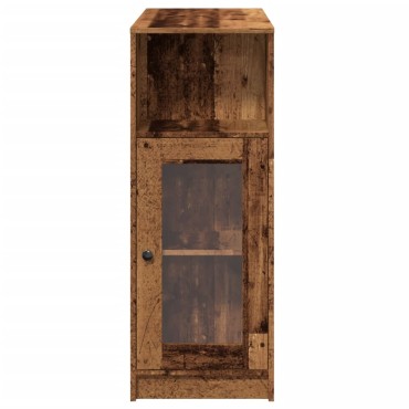 vidaXL Τραπέζι Μπαρ με Ράγες 101x40x103,5cm Επεξεργ. Ξύλο 1 τεμ.