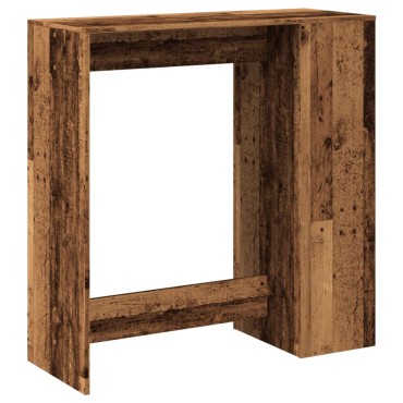 vidaXL Τραπέζι Μπαρ με Ράγες 101x40x103,5cm Επεξεργ. Ξύλο 1 τεμ.