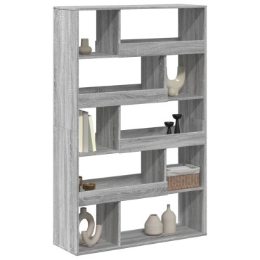 vidaXL Βιβλιοθήκη Γκρι Sonoma 100x33x156,5cm από Επεξεργ. Ξύλο 1 τεμ.