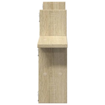 vidaXL Ραφιέρες Τοίχου 2 τεμ. Sonoma Δρυς 38x12x38cm από Επεξ. Ξύλο