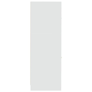 vidaXL Συρταριέρα Γενικής Χρήσης Λευκή 30x41x118cm Επεξ. Ξύλο 1 τεμ.