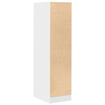 vidaXL Συρταριέρα Γενικής Χρήσης Λευκή 30x41x118cm Επεξ. Ξύλο 1 τεμ.