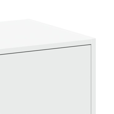 vidaXL Συρταριέρα Γενικής Χρήσης Λευκή 30x41x118cm Επεξ. Ξύλο 1 τεμ.