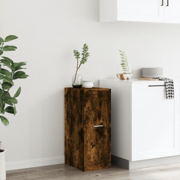 vidaXL Συρταριέρα Γενικής Χρήσης Καπνιστή Δρυς 30x41x77,5 Επεξ. Ξύλο 30x41x77,5cm 1 τεμ.