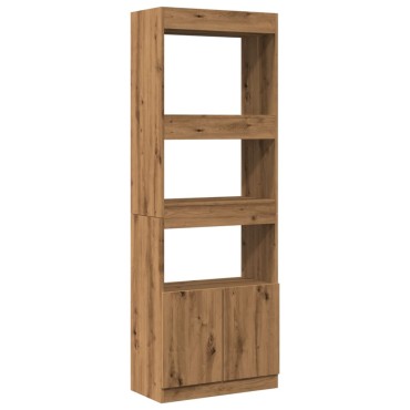 vidaXL Ντουλάπι Αρτισιανή Δρυς 63x33x180cm από Επεξεργασμένο Ξύλο 1 τεμ.
