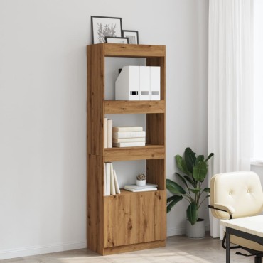 vidaXL Ντουλάπι Αρτισιανή Δρυς 63x33x180cm από Επεξεργασμένο Ξύλο 1 τεμ.