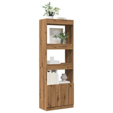 vidaXL Ντουλάπι Αρτισιανή Δρυς 63x33x180cm από Επεξεργασμένο Ξύλο 1 τεμ.