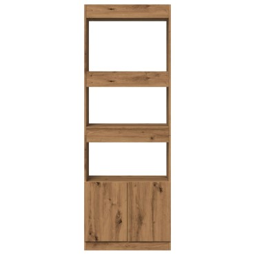 vidaXL Ντουλάπι Αρτισιανή Δρυς 63x33x180cm από Επεξεργασμένο Ξύλο 1 τεμ.