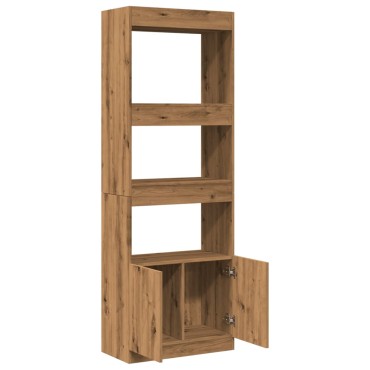 vidaXL Ντουλάπι Αρτισιανή Δρυς 63x33x180cm από Επεξεργασμένο Ξύλο 1 τεμ.