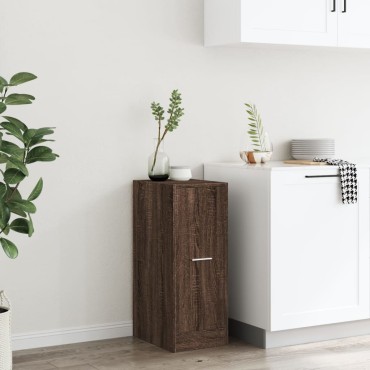 vidaXL Συρταριέρα Γενικής Χρήσης Καφέ Δρυς 30x41x77,5cm Επεξ. Ξύλο 1 τεμ.