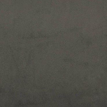 vidaXL Στρώμα με Pocket Springs Σκούρο Γκρι 140x220x20cm Βελούδινο 1 τεμ. - Διπλό
