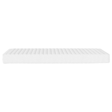 vidaXL Στρώμα Αφρού Σκληρότητα H2 H3 Λευκό 120x220cm 1 τεμ. - Διπλό