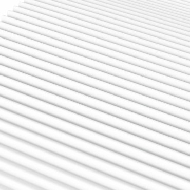 vidaXL Στρώμα Αφρού Σκληρότητα H2 H3 Λευκό 120x220cm 1 τεμ. - Διπλό
