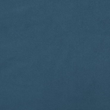 vidaXL Στρώμα με Pocket Springs Σκούρο Μπλε 140x220x20cm Βελούδινο 1 τεμ. - Διπλό
