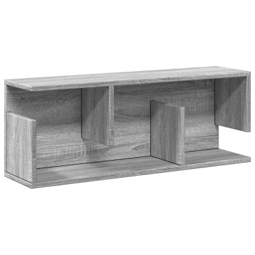 vidaXL Ντουλάπι Τοίχου Γκρι Sonoma 80x20x30cm από Επεξεργασμένο Ξύλο 1 τεμ.