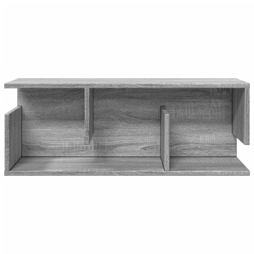 vidaXL Ντουλάπι Τοίχου Γκρι Sonoma 80x20x30cm από Επεξεργασμένο Ξύλο 1 τεμ.