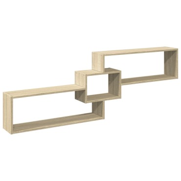 vidaXL Ντουλάπι Τοίχου Sonoma Δρυς 158x18x53cm Επεξεργασμένο Ξύλο 1 τεμ.