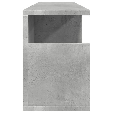 vidaXL Ντουλάπι Τοίχου Γκρι Σκυρ. 80x20x30cm από Επεξεργασμένο Ξύλο 1 τεμ.