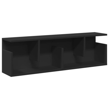 vidaXL Ντουλάπι Τοίχου Μαύρο 100x20x30cm από Επεξεργασμένο Ξύλο 1 τεμ.