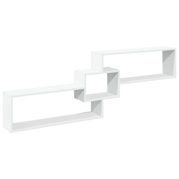 vidaXL Ντουλάπι Τοίχου Λευκό 158x18x53cm από Επεξεργασμένο Ξύλο 1 τεμ.