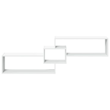 vidaXL Ντουλάπι Τοίχου Λευκό 158x18x53cm από Επεξεργασμένο Ξύλο 1 τεμ.