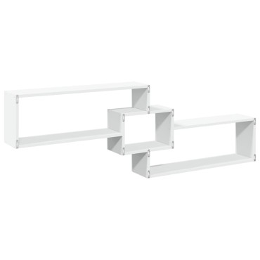 vidaXL Ντουλάπι Τοίχου Λευκό 158x18x53cm από Επεξεργασμένο Ξύλο 1 τεμ.