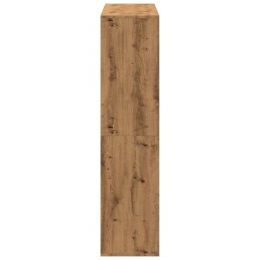 vidaXL Βιβλιοθήκη Αρτισιανή Δρυς 100x33x135cm Επεξ. Ξύλο 1 τεμ.
