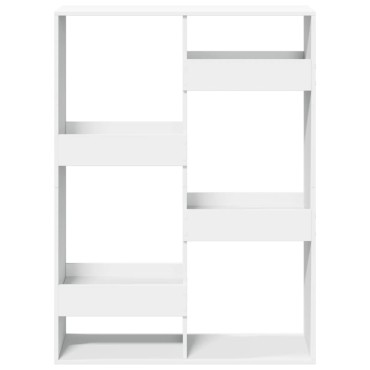 vidaXL Βιβλιοθήκη Λευκή 100x33x135cm από Επεξεργασμένο Ξύλο 1 τεμ.
