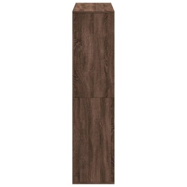 vidaXL Βιβλιοθήκη Καφέ Δρυς 100x33x135cm από Επεξεργασμένο Ξύλο 1 τεμ.
