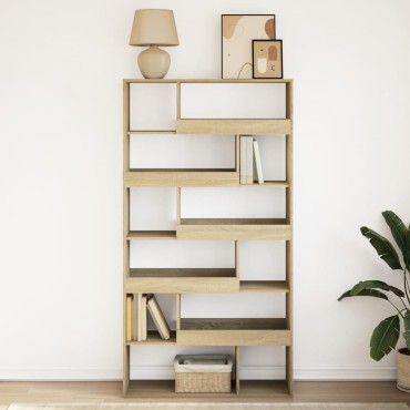 vidaXL Βιβλιοθήκη Sonoma Δρυς 100x33x187,5cm από Επεξεργασμένο Ξύλο 1 τεμ.