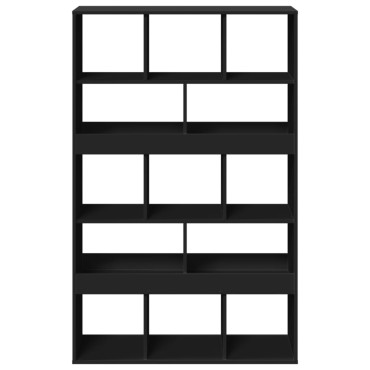 vidaXL Βιβλιοθήκη Μαύρη 100x33x156,5cm από Επεξεργασμένο Ξύλο 1 τεμ.