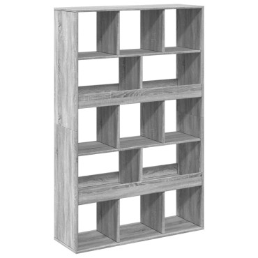 vidaXL Βιβλιοθήκη Γκρι Sonoma 100x33x156,5cm από Επεξεργ. Ξύλο 1 τεμ.