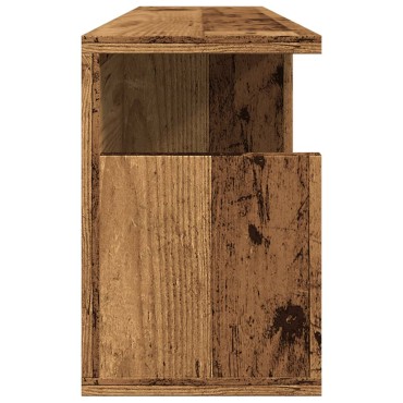 vidaXL Ντουλάπι Τοίχου Όψη Παλαιού Ξύλου 80x20x30cm Επεξ. Ξύλο 1 τεμ.